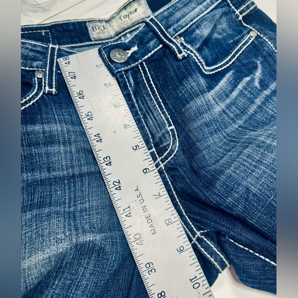 BKE Jeans Taylor Cropped Denim Dark Wash Stretch SZ 28 LIKE NEW! - Picture 13 of 16